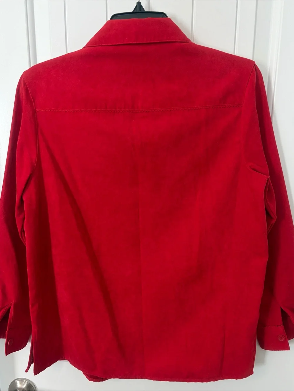 Studio Works Red Petite Button-Front Jacket & Pants Set